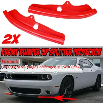 1 комплект Для Dodge Challenger R/T Scat Pack Бампер Для Губ Сплиттер Спойлер Накладка Замена 68327082AA 68327083AA Передняя