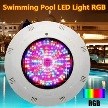 1 комплект светодиодного освещения бассейна мощностью 12 В 18 Вт Подводные светодиодные фонари с возможностью изменения цвета RGB IP68 с пультом дистанционного управления (18 Вт)