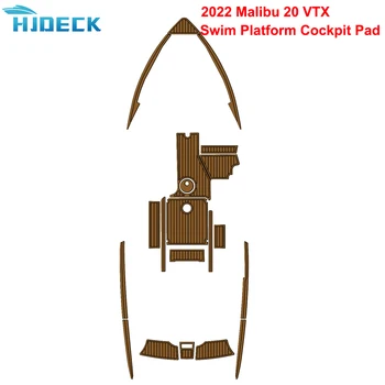2022 Malibu 20 VTX Плавательная платформа Кокпит Чехол для лодки Аксессуары EVA Пена Настил из Тикового дерева Настраиваемый коврик для пола