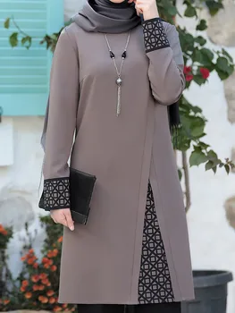 2023 Дубай Абайя Рамадан Халат Комплект из двух частей Абайя Мусульманская мода Исламская одежда для мусульманских женщин Турецкие платья Молитвенное платье