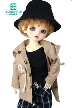 27 см-30 см Кукла 1/6 BJD YOSD со сферическим суставом, кукольная одежда, модная куртка с капюшоном цвета хаки