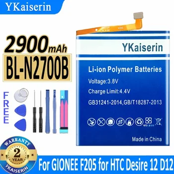 2900 мАч YKaiserin BL-N2700B Сменный Аккумулятор Для GIONEE F205 Для HTC Desire 12 D12 Smart Mobile Batteries