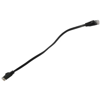 36 шт. плоского сетевого интернет-кабеля длиной 1 фут; прочный высокоскоростной сетевой провод Cat6 с разъемами Rj45 без зацепления