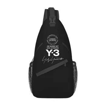 3Y Yohji Yamamoto Sling Crossbody Рюкзак Мужской Изготовленный на Заказ Наплечный нагрудный мешок для путешествий Daypack