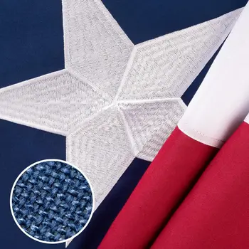 90x150 см Флаг штата Техас 3x5 футов С Вышивкой Из Сверхпрочного Полиэстера Прочный баннер TX на открытом воздухе С Нашитыми Полосками и латунными Люверсами