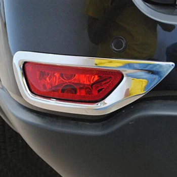 ABS Хром для Jeep Grand Cherokee с 2011 по 2016 автомобильные аксессуары, крышка заднего противотуманного фонаря, рамка, отделка крышки, стайлинг автомобиля