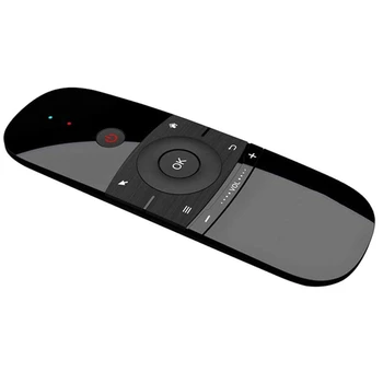 Air Remote W1 Беспроводная клавиатура Air Mouse 2.4 G с инфракрасным дистанционным обучением, 6-осевой пульт управления движением для Android TV BOX