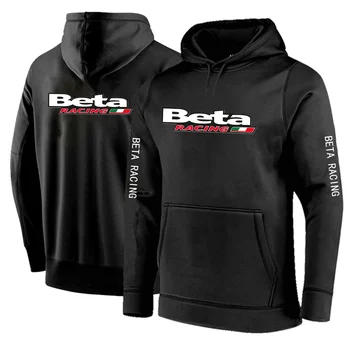 Beta Racing Motocross 2023, Новая мужская модная толстовка с принтом, Удобная толстовка, куртки с капюшоном в стиле харадзюку, однотонное повседневное пальто