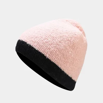 LDSLYJR Осенне-зимняя акриловая вязаная шапка в стиле пэчворк, теплые тюбетейки, шапочка-бини для мужчин и женщин 09