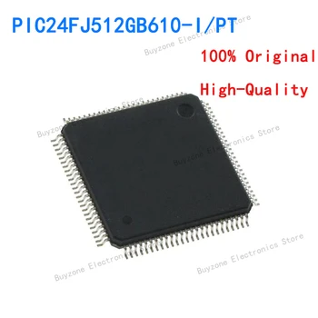 PIC24FJ512GB610-I/PT 16-Битный MCU 16 MIPS 512K Flash 32K RAM Новый Оригинал