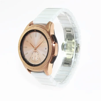 Samsung Watch Керамический ремешок для часов мужской и женский модный ремешок для замены инструмента Разъем 20 мм 22 мм для Samsung Galaxy Series