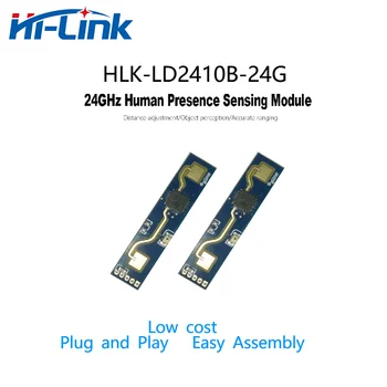 Бесплатная доставка 2 шт./лот HLK-LD2410B высокочувствительный модуль определения состояния присутствия человека частотой 24 ГГц с поддержкой системы Bluetooth