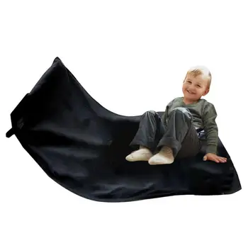 Детская кровать-самолет из хлопчатобумажного материала, удобная для сна, складная конструкция, стирается в машинке, Имеет карман для хранения книг или игрушек.
