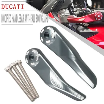 Для Ducati Hypermotard 950 796 1100 Hyperstrada 821 939 Мотоцикл С ЧПУ Алюминиевый Руль Протектор Цевья Защита Рук