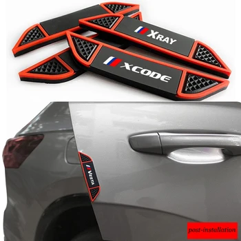 для LADA Vesta XCODE XRAY, 4 шт., резиновые наклейки для защиты от столкновений, защитные наклейки от царапин на двери автомобиля