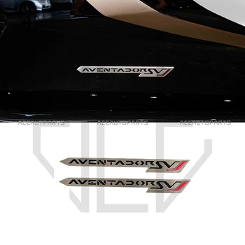 Для Lamborghini Aventador Автоаксессуары Всех Моделей Боковая Юбка С Логотипом SVJ Автомобильная Наклейка Значок Автомобильная Наклейка LP700 LP720 LP740 SV