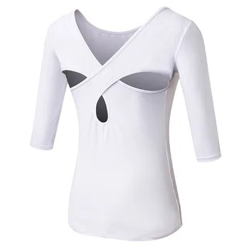 Женская футболка с коротким рукавом, футболки для бега, облегающие топы для тренировок, сексуальная блузка, женские майки для йоги, одежда для тренажерного зала, спортивные костюмы для пилатеса