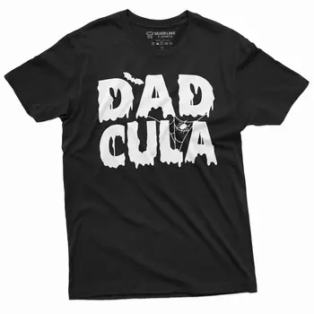 Забавная футболка Dadcula на Хэллоуин, костюм папы, футболка на Хэллоуин для родителей