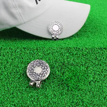 Зажим для шляпы для гольфа Антикоррозийный Маркер для гольфа Метка для мяча для гольфа Учебные Пособия Аксессуары