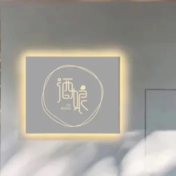 Изготовленная на заказ 2021China Световая коробка с подсветкой, Рекламная Металлическая Акриловая светодиодная вывеска