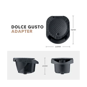 Капсульный адаптер для капсул Nespresso Конвертирует Dolce Gusto Crema Make в кофемашину Dolce Gusto Piccolo Xs Genio 2A