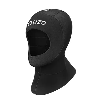 Кепка для дайвинга ouzo3 мм, головной убор для дайвинга, зимняя кепка для плавания с маской и трубкой, неопреновый гидрокостюм, гидрокостюм для подводного плавания, мужской