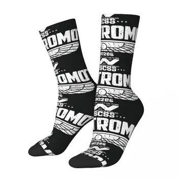 Компрессионные носки Happy для мужчин NOSTROMO Weyland Yutani Corp Белые Винтажные носки в стиле Харадзюку, новинка в стиле хип-хоп, бесшовные носки для экипажа