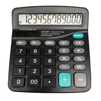Компьютерный калькулятор на солнечной энергии Abs, экологически чистый калькулятор, канцелярские принадлежности, финансовый калькулятор для школьников, настольный компьютер на солнечной энергии