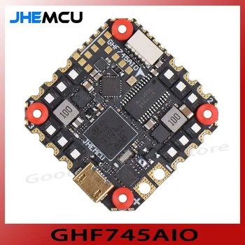 Контроллер полета JHEMCU GHF745AIO MPU6000 F745 BLHELI32 G071 40A/50A 4в1 ESC 25,5X25,5 мм 3-6 S для Дронов FPV Freestyle