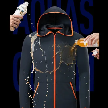 Костюм для рыбалки, нанотехнологичная водонепроницаемая противообрастающая дышащая мужская футболка, повседневная одежда, куртки с капюшоном для кемпинга на открытом воздухе