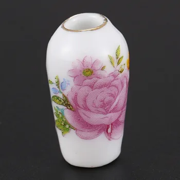 Кукла-Хосуэ миниатюрная современная керамическая фарфоровая ваза для роз 7шт