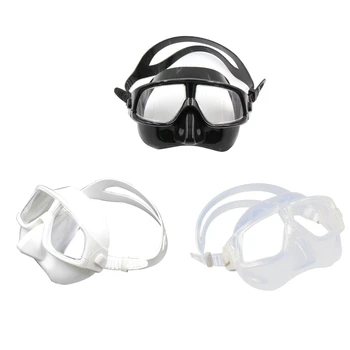 Маска для подводного плавания с широким обзором, противотуманные очки для дайвинга, маска для подводного плавания с трубкой для дайвинга