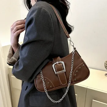 Модная Женская сумка на плечо, дизайн сумки подмышками, Плиссированная Седельная сумка, Однотонная сумка-мессенджер, кошелек, сумки-бродяги Y2K