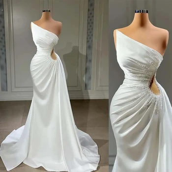 Модное свадебное платье Русалки для женщин без бретелек, хрустальные свадебные платья на заказ, Vestidos De Novia Sirena