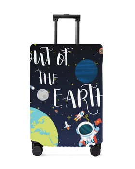 Мультяшная Космическая Планета Вселенная, Защитный чехол для багажа Астронавта, Дорожные аксессуары, чемодан, Эластичный пылезащитный чехол, защитный рукав