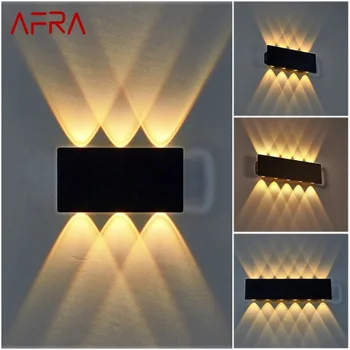 Настенное бра AFRA, креативная современная уличная Водонепроницаемая светодиодная лампа для домашнего коридора