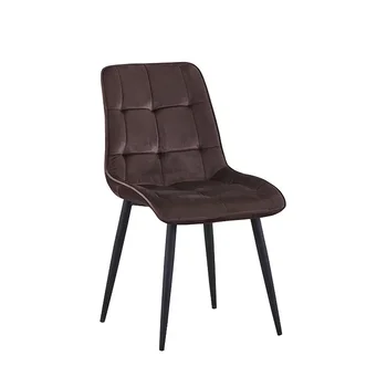 Новая Горячая распродажа мебели для столовой Современный обеденный стул из бархатной ткани Ресторанные стулья Гостиничные стулья