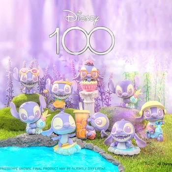 Новая мини-кукла Disney Genuine Joint 100 серии Dream Stitch Cosbi Blind Box Flocking, детские игрушки, подарки на день рождения