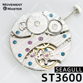 Новый Механический Механизм Seagull ST3600 ST36 Китай Оригинальные Часы Мужские ETA 6497 Ручной Завод 17 Драгоценных Камней Корпус Часов Подходит Для Ремонта