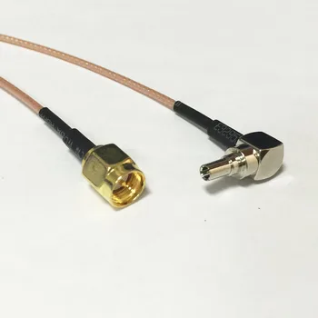 Новый провод беспроводного модема SMA штекерный выключатель CRC9 прямоугольный разъем RG178 Кабель 15 см 6 
