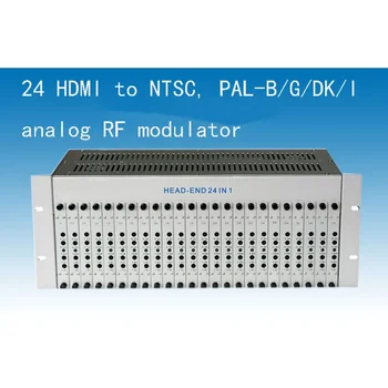 Преобразователь HDMI в аналоговый радиочастотный модулятор, 24 HDMI в модулятор NTSC, модулятор HDMI в PAL-B / G, головная станция RF TV