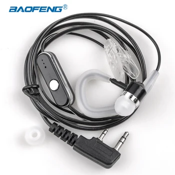 рация в ушном крючке baofeng radio наушники с ptt-наушником k port uv 5r Односторонние наушники для переносной радиогарнитуры