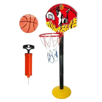 Регулируемое баскетбольное кольцо для детей Регулируемые баскетбольные игры с баскетбольным мячом и игры с насосным мячом с регулируемой высотой