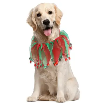 Рождественские Ошейники для Собак Рождественские Праздничные Шейные Платки для Праздничного Реквизита для Фотосессии