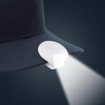 Светодиодная поворотная кепка для шляпы с фонариком-клипсой, фонари-клипсы, налобные фонари, кепки-клипсы для кемпинга, рыбалки, пеших прогулок