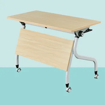 Складной Стол для конференций, Многофункциональная Офисная Мебель из нержавеющей стали, удобная, возможно, деревянная, Современная Простота