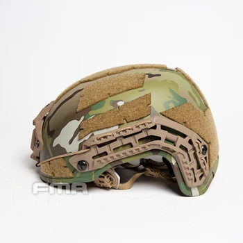 Тактический шлем FMA для пейнтбола Страйкбола Caiman Bump Баллистический шлем Велосипедный шлем с утолщенной защитой версия TB1383