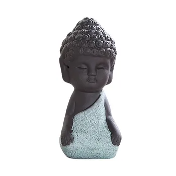 Украшение Статуи Будды Статуя Маленького Дзен Украшения Будды Керамический Декор для дома