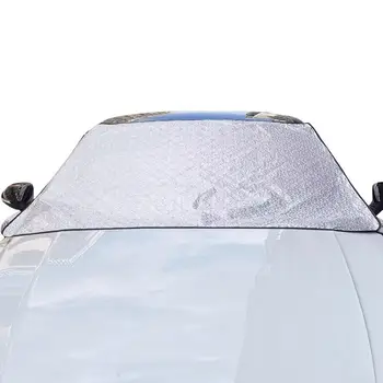 Универсальный автомобильный снежный щит Солнцезащитный козырек для переднего лобового стекла Автомобильный чехол для защиты от замерзания пыли Водонепроницаемый наружный протектор