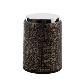 Шейкер из египетской кожи с прямыми чашками Mute Cups Bar Принадлежности для игр Прямая поставка